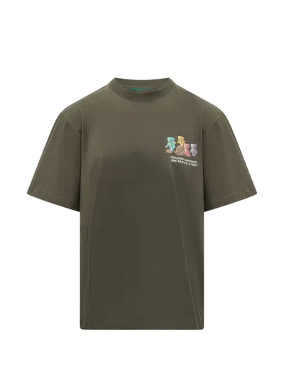 Barrow Graphic-print T-shirt In Yellow