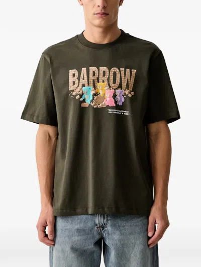 Barrow Graphic-print T-shirt In Green