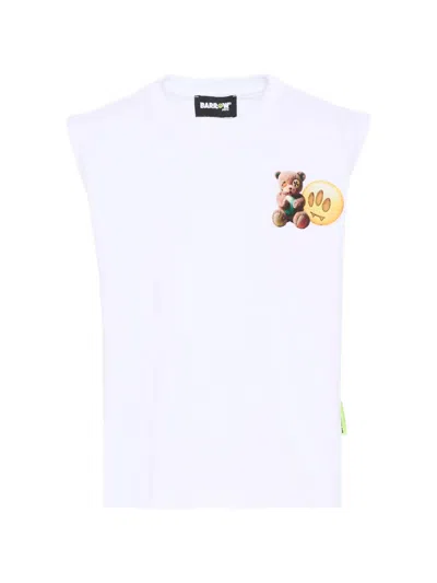 Barrow Kids' Graphic-print T-shirt In White