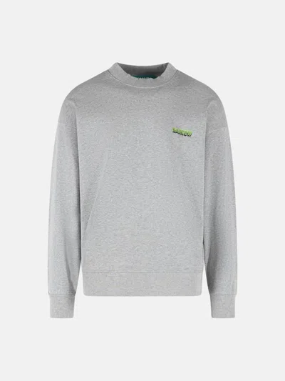 Barrow Gray Cotton Sweatshirt