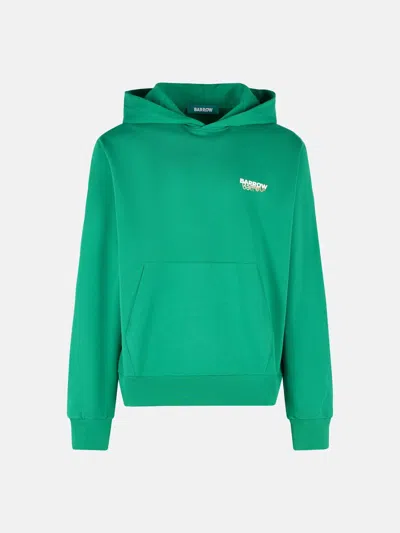 Barrow Green Cotton Sweatshirt