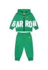 Barrow Logo-print Tracksuit In Green
