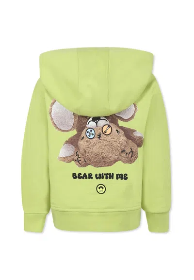 Barrow Green Sweatshirt For Kids With Bear Print