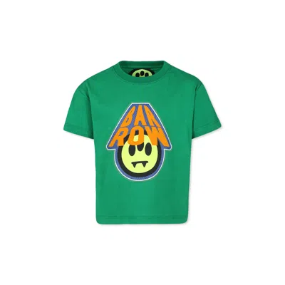 Barrow Green T-shirt For Kids With Smiley