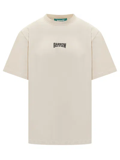 Barrow Hall Of Fame T-shirt In Crema