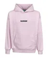 Barrow Hooded Printed Sweatshirt In Pink