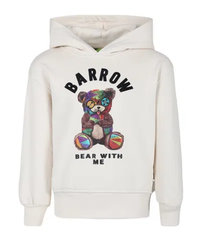 Barrow Hooded Sweater In White