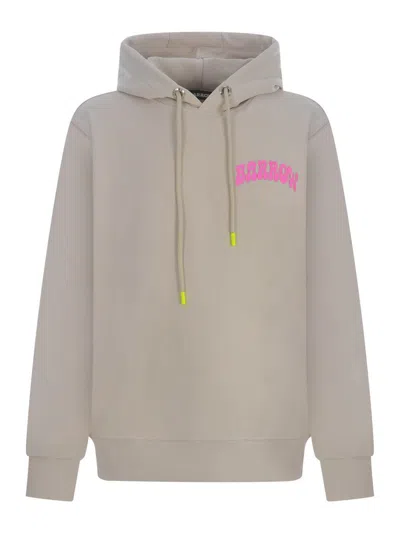 Barrow Hooded Sweatshirt In Grey