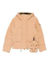 Barrow Hooded Teddy-charm Jacket In Brown