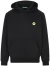Barrow Knitwear Hoodie Kangaroo Pocket In Black