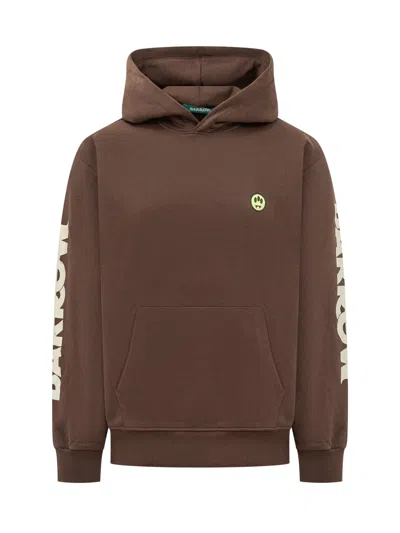 Barrow Hoodie Sweatshirt In Choco