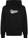 Barrow Unisex Cotton Sweatshirt With Logo Print On The Front In Black