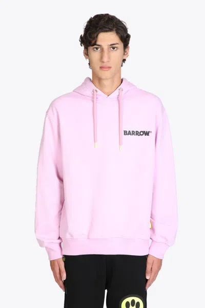 Barrow Hoodie Unisex Pink Hoodie With Logo And Smile Print. In Rosa