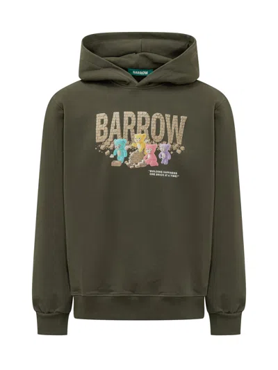Barrow Graphic-print Hoodie In Green