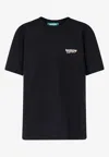Barrow Iconic Bear Print T-shirt In Black