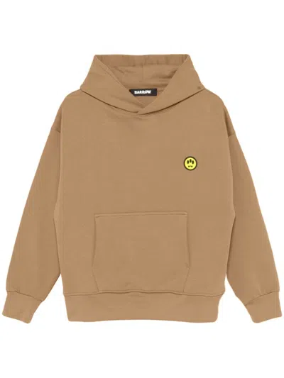 Barrow Iconic Hoodie In Braun