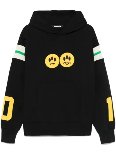 Barrow Iconic Smile Hoodie In Black