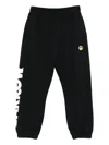 Barrow Elastic Waistband Tracksuit Bottoms With Side Pockets In Black