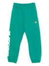 Barrow Comfortable Sweatpants With Elastic Cuffs And Pockets In Green