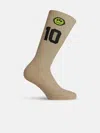 Barrow Ivory Cotton Blend Socks In Ivory
