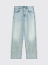 Barrow Embellished Straight-leg Jeans In Blue