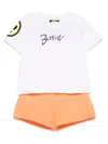 Barrow Jersey T-shirt And Shorts Set In Orange