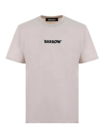 Barrow Jersey T-shirt In Beige