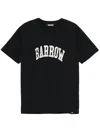 Barrow T-shirt Washed Print Nera In Black