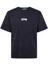 Barrow Statue-print Cotton T-shirt In Black