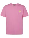 Barrow T-shirt Unisex Con Motivo Volto In Prism Pink