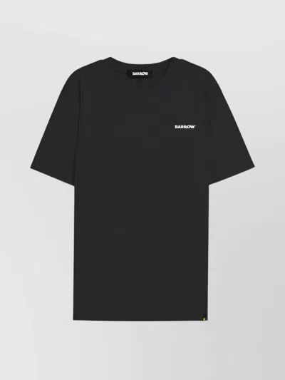 Barrow Jersey T-shirt With Smiley Face Design In Blue