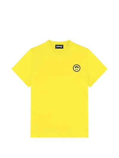 Barrow Kids' Jersey T-shirt In Yellow