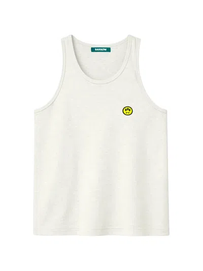 Barrow Jersey Tank Top In White