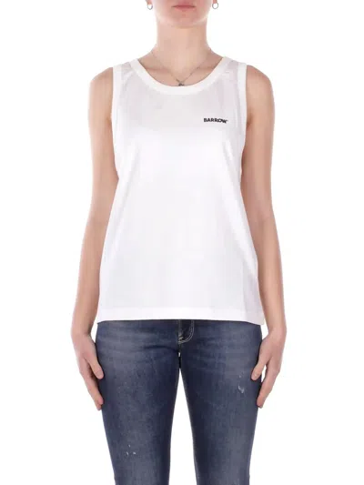 Barrow Jersey Tank Top In White