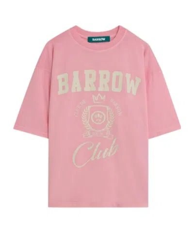 Barrow Graphic T-shirt In Pink