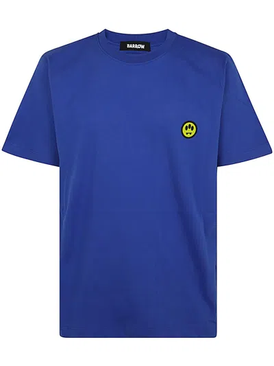 Barrow T-shirt Unisex Con Motivo Volto In Blue