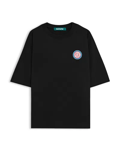 Barrow Jewel Face Graphic T-shirt In Black