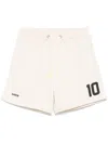 Barrow Joggingshorts Mit Nummern-print In Nude