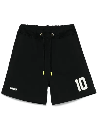 Barrow Joggingshorts Mit Nummern-print In Black