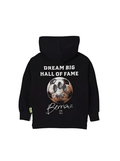 Barrow Junior Unisex Fleece Hoodie - Mini Style In Black