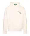 Barrow Keep Going-print Hoodie In White