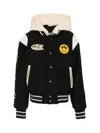 Barrow Mini Collegiate Jacket For Kids In Black