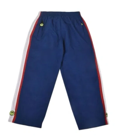 Barrow Kids Side Stripe Detailed Trousers In Blue