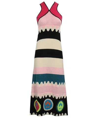 Barrow Knitted Dress In Multi