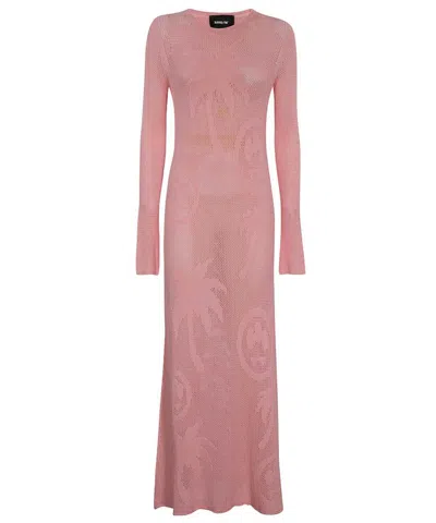 Barrow Knitted Dress In Pink