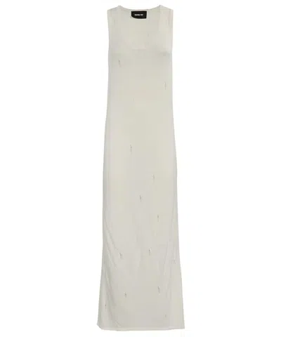 Barrow Knitted Dress In White