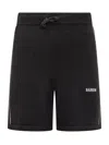 Barrow Elastic Waist Shorts In Black