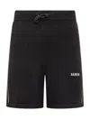 Barrow Elastic Waist Shorts In Black