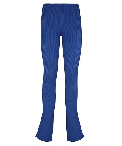 Barrow Knitted Trousers In Blue