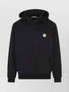 Barrow Knitwear Hoodie Kangaroo Pocket In Blue